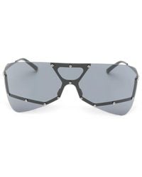 Rick Owens - Tower Stud-Embellished Oversized-Frame Sunglasses - Lyst