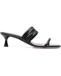 Dear Frances - Bow 60Mm Leather Sandals - Lyst