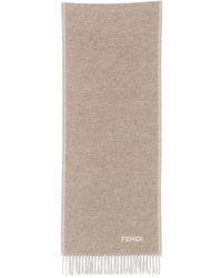 Fendi - Neutrals Scarves - Lyst