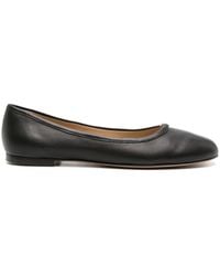 Chloé - Marcie Leather Ballerina Shoes - Women's - Calf Leather - Lyst