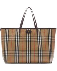 Burberry - Large Highlands Tote Bag - Lyst