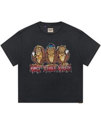 GALLERY DEPT. - See No Evil Monkey-Print Cotton T-Shirt - Lyst