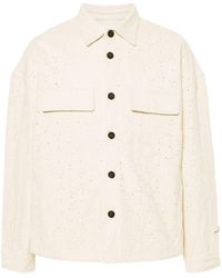 Honor The Gift - Floral-Embroidered Cotton Shirt - Lyst