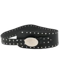 GIMAGUAS - Iris Stud-Embellished Leather Belt - Lyst