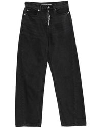 Alexander Wang - Logo-Embellishment Buttoned Jeans - Lyst