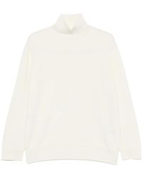 Malo - High-Neck Long-Sleeve Sweater - Lyst