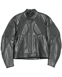 Gucci - Interlocking G Leather Jacket - Lyst
