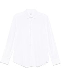 Mazzarelli - Piqué-Weave Shirt - Lyst