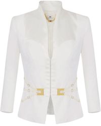Elisabetta Franchi - Jacket Polyester - Lyst