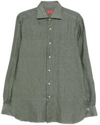 Isaia - Button-Fastening Shirt - Lyst