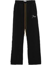 Rhude - Logo-Embroidered Track Pants - Lyst
