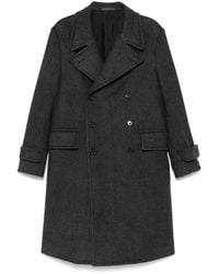 Caruso - Wool Double-Breasted Coat - Lyst