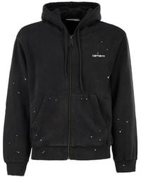 Carhartt - Paint-Effect Zip-Up Hoodie - Lyst