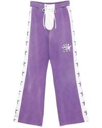 Secnd Slf - Lace-Up Star-Print Track Pants - Lyst