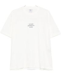 Vetements - Slogan-Print T-Shirt - Lyst
