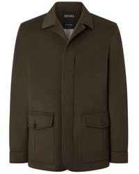 ZEGNA - Dark Oasi Cashmere Elements Falcon Jacket - Lyst