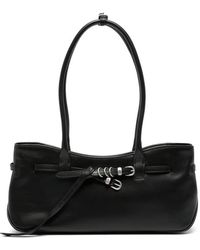 Marge Sherwood - Buckled Leather Shoulder Bag - Lyst