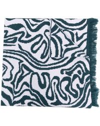 Thebe Magugu - Wave-print Wool-blend Scarf - Lyst