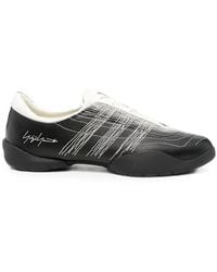 Y-3 - Regu Embroidered Low-Top Sneakers - Lyst