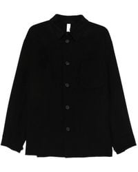 Hevò - Button-Down Shirt Jacket - Lyst
