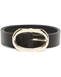 Anine Bing - Signature Link Calf-Leather Belt - Lyst