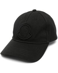 Moncler - Logo-Embroidered Cotton Cap - Lyst