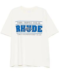R H U D E © - Neutrals T-Shirts & Vests - Lyst