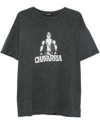 Willy Chavarria - Leather Daddy Easy Graphic-Print T-Shirt - Lyst