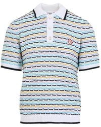 CASABLANCA - Knitted Polo - Lyst