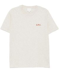 A.P.C. - Neutrals T-Shirts & Vests - Lyst