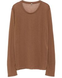 Baserange - Round-Neck Long-Sleeve Top - Lyst