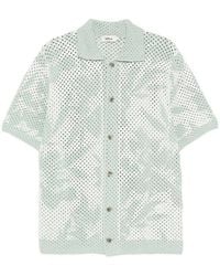 Altea - Floreal-Print Short-Sleeve Shirt - Lyst