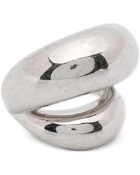 Panconesi - Sculptural-Design Double-Band Rings - Lyst