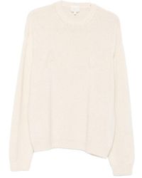 A.P.C. - A. P.C. Logo-Intarsia Ribbed-Knit Sweater - Lyst