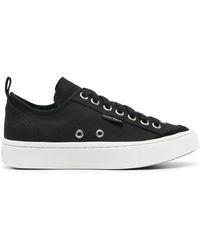 Courreges - Canvas 01 Embroidered-logo Sneakers - Lyst