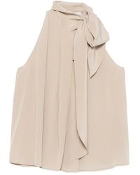 Max Mara - Neutrals Tops - Lyst