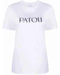 Patou - Logo Print T-Shirt - Lyst