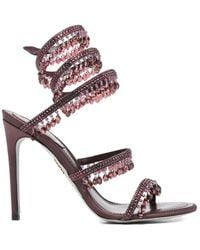 Rene Caovilla - Ankle-Strap Stiletto Sandals - Lyst