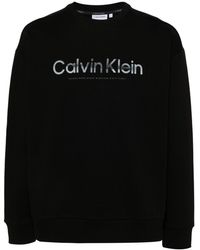 Calvin Klein - Diffused Logo Sweatshirt - Lyst