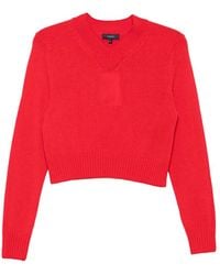 Soeur - Jonas Ribbed-Knit V-Neck Sweater - Lyst