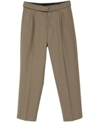 Eraldo - Belted Pleated Trousers - Lyst