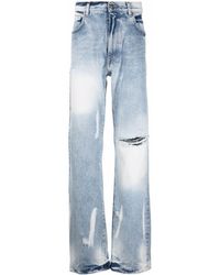 424 - Straight-leg Stonewashed Jeans - Lyst