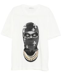 ih nom uh nit - Mask Crosses-Print T-Shirt - Lyst