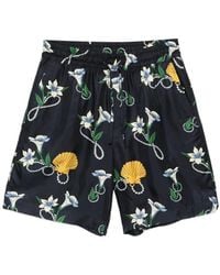 Drole de Monsieur - Floral-Printed Shorts - Lyst