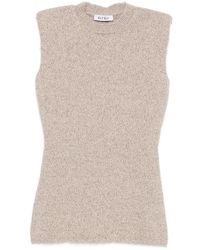 ELY ELY - Padded-Shoulder Vest - Lyst