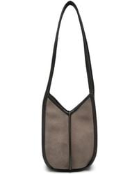 Hereu - Cabus Leather-Trim Shoulder Bag - Lyst