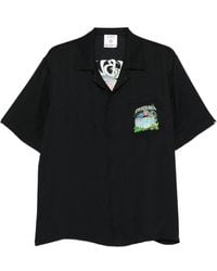 CASABLANCA - Volcano Short-Sleeve Graphic Shirt - Lyst
