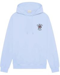 Drole de Monsieur - Embroidered Hooded Sweater - Lyst