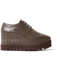 Stella McCartney - Elyse Logo-Detail Derby Shoes - Lyst