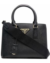 Prada Mini Galleria Tote Bag - Black